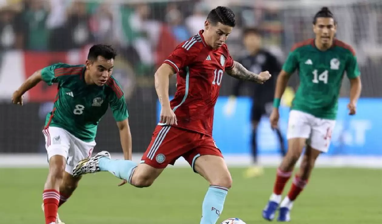 James Rodríguez vs México