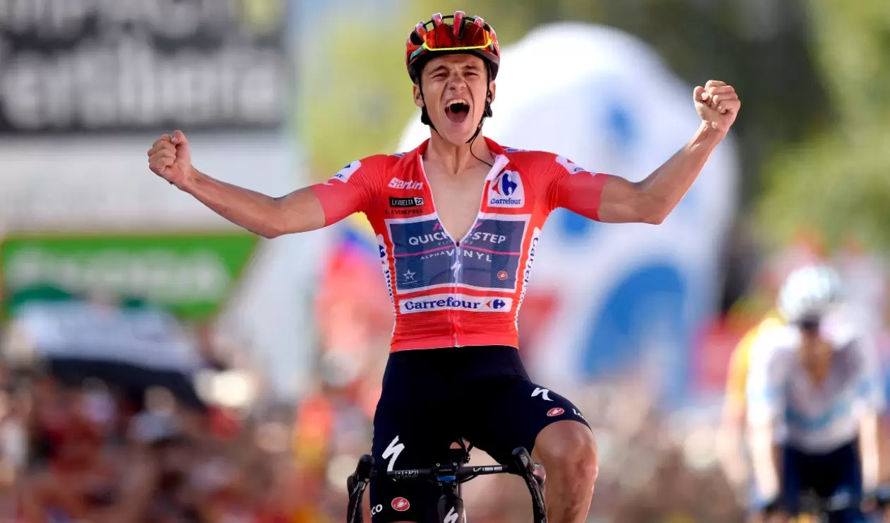 Remco Evenepoel, ganador de la Vuelta a España
