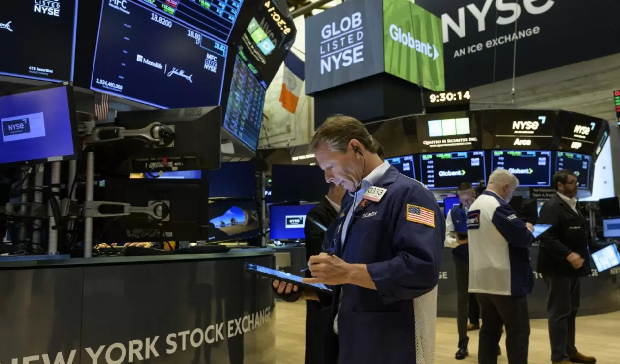 Funcionario de Wall Street en la Bolsa de Valores de NYC