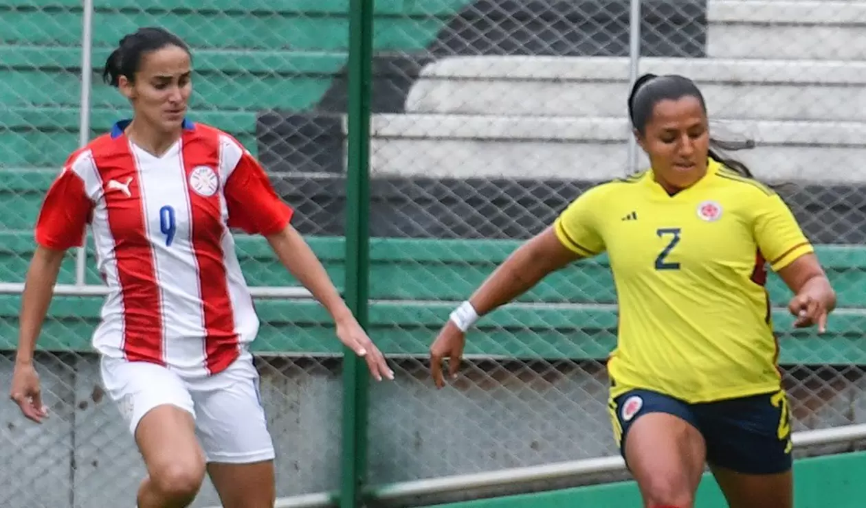 Colombia vs Paraguay, partido amistoso femenino
