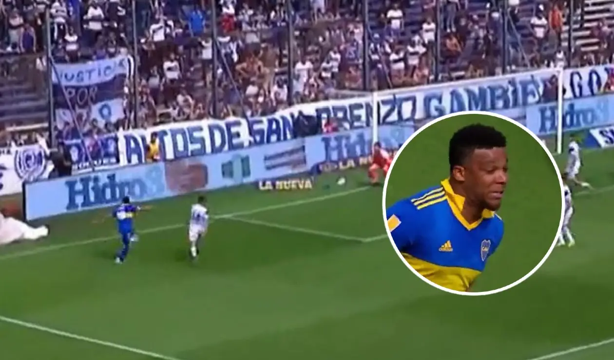 El gol de Frank Fabra con Boca Juniors ante Gimnasia de la Plata