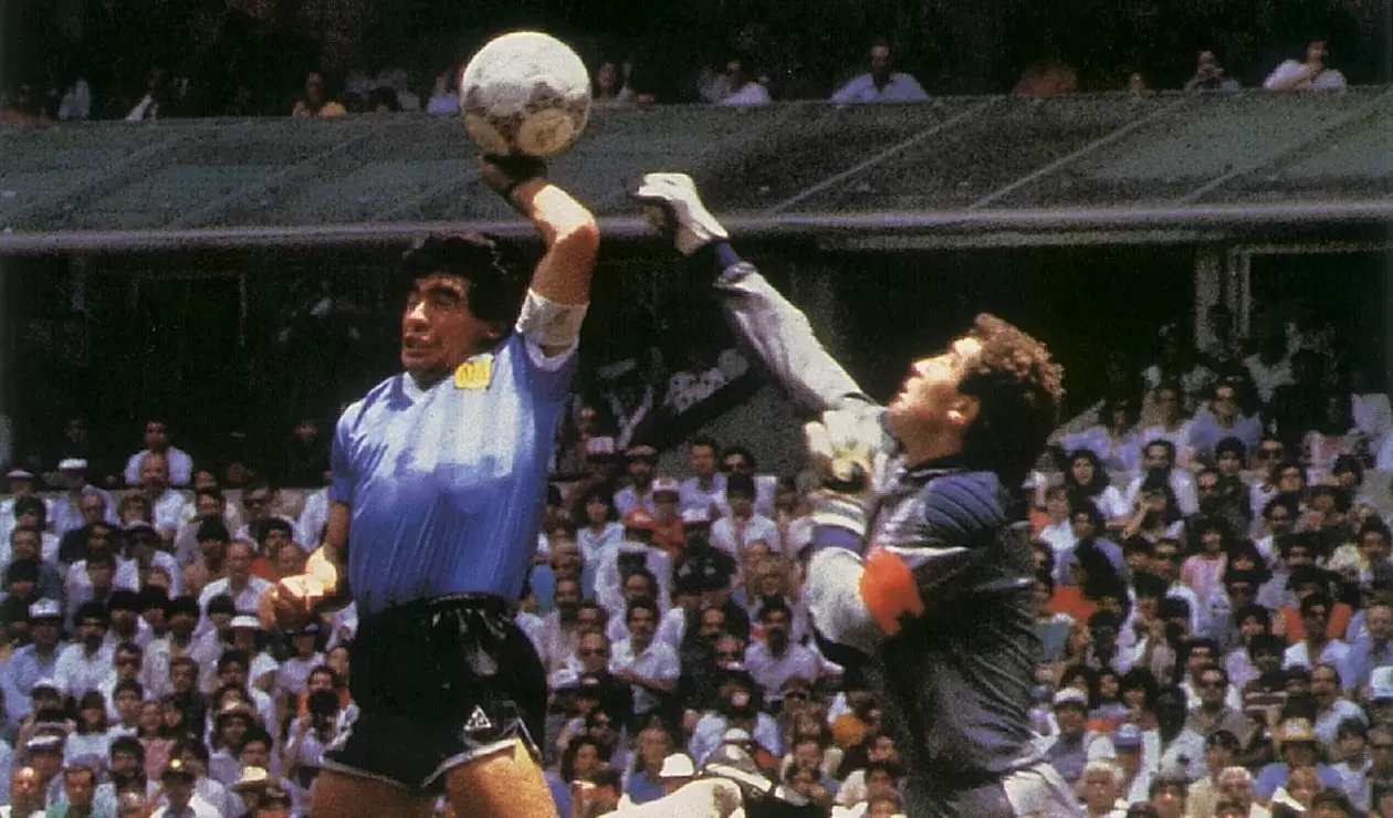Maradona y 'La mano de Dios' - México 1986