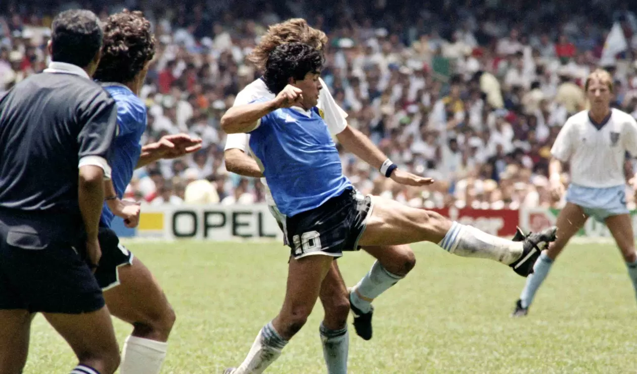 Maradona, la gran figura del Mundial México 86