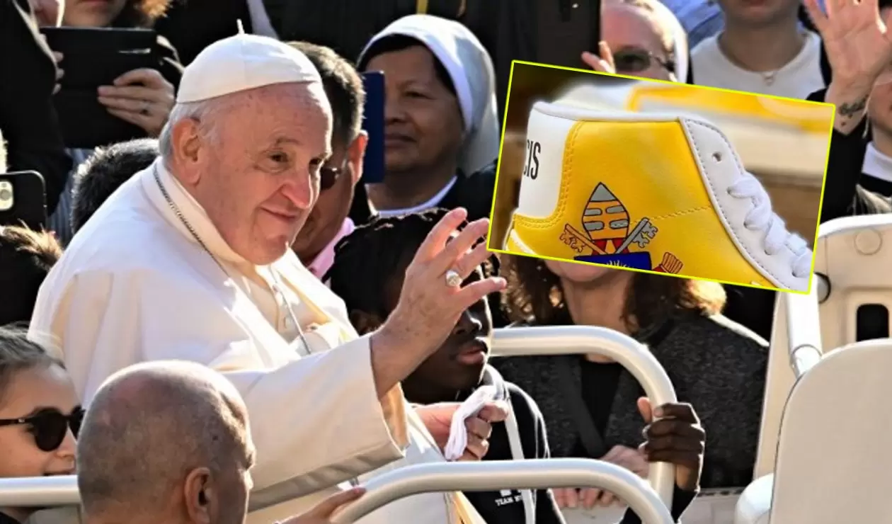 Papa Francisco, Tenis personalizados que le dio Nike