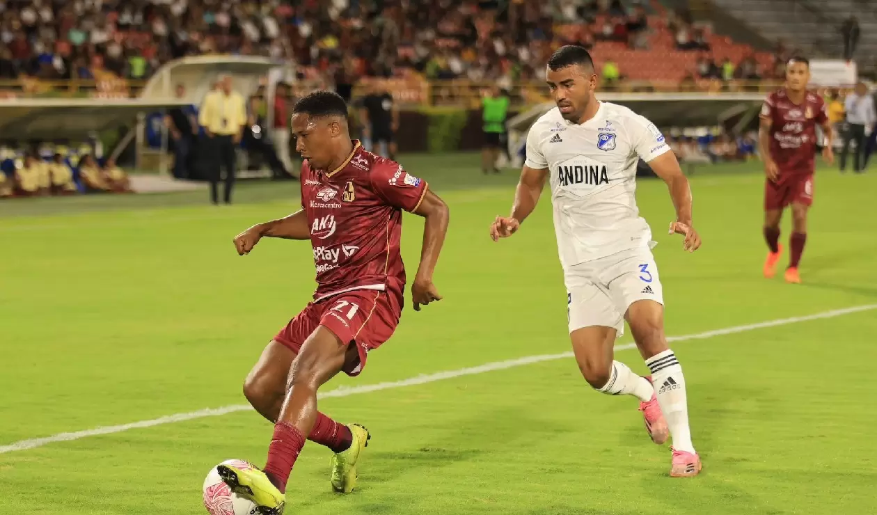 Deportes Tolima vs Millonarios - Liga Betplay 2022