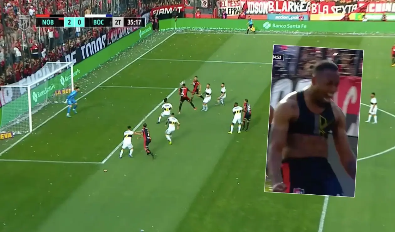 Gol de Wiler Dita a Boca Juniors