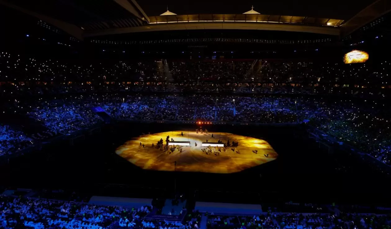 Uno de los espectáculos dentro de la inauguración del Mundial de Qatar 2022