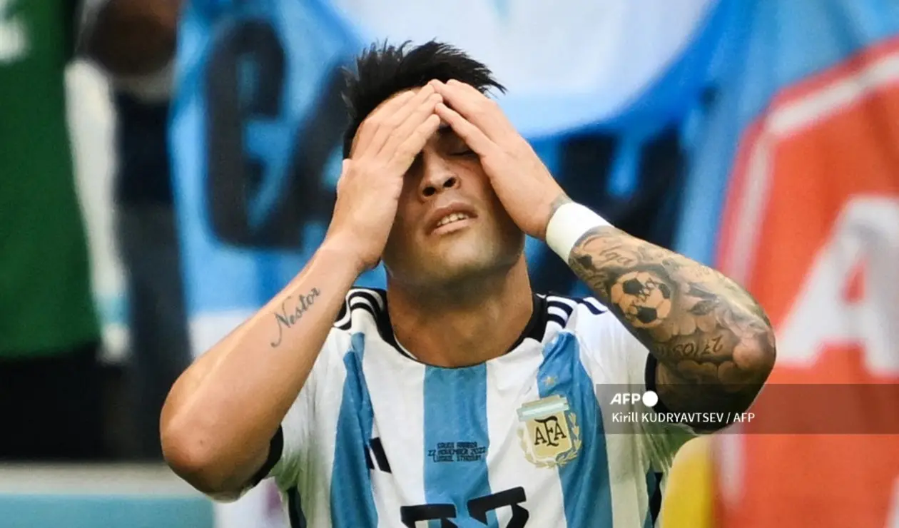 Lautaro Martínez - Argentina vs Arabia