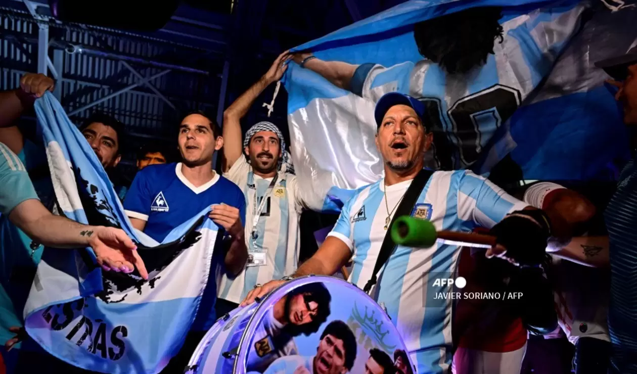 Hinchas de Argentina en Qatar 2022