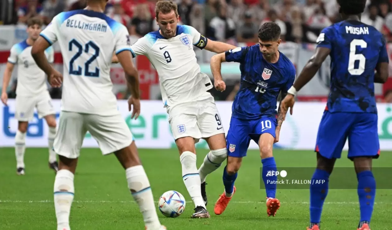 Inglaterra vs Estados Unidos -Mundial Qatar 2022