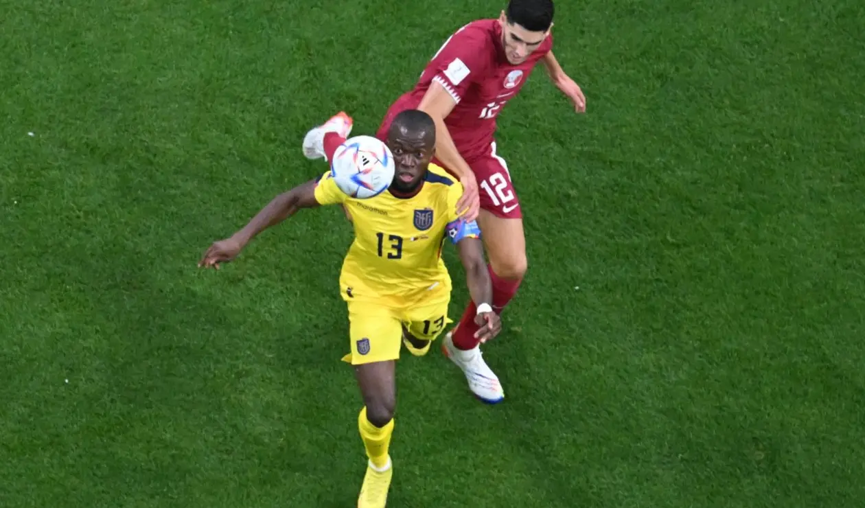 Enner Valencia, autor de dos goles en Qatar vs Ecuador