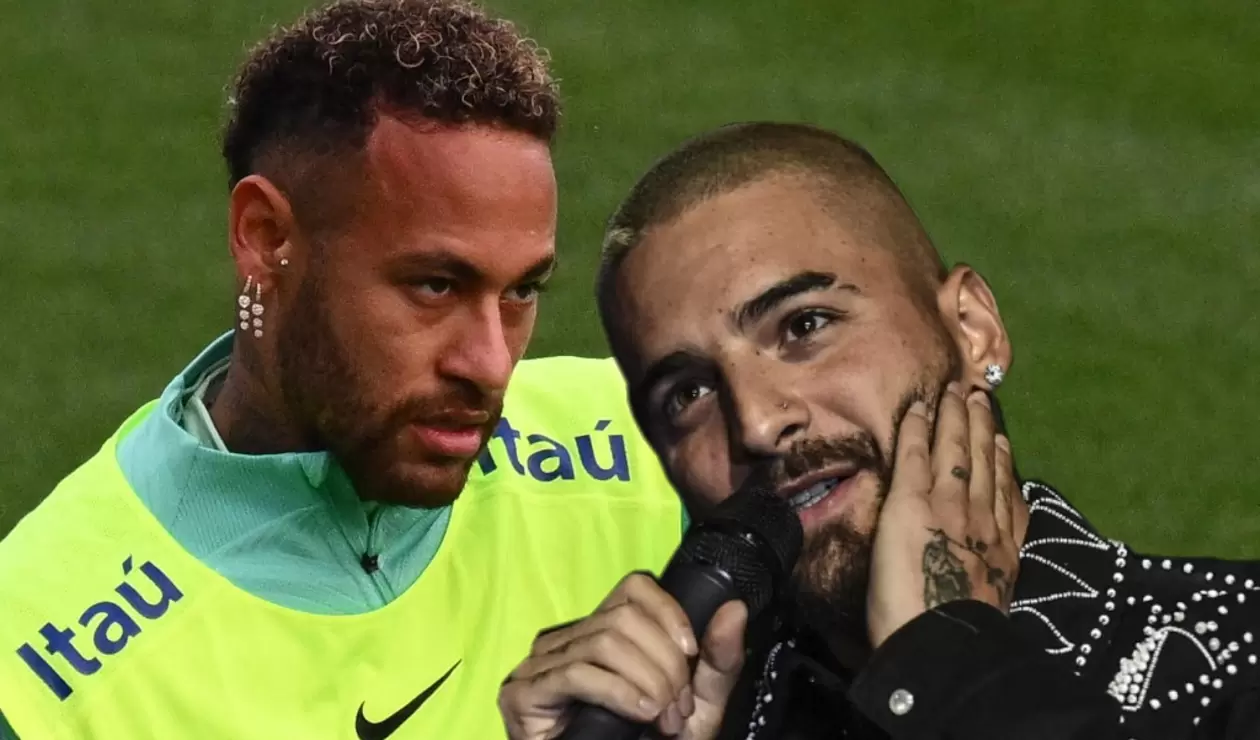 Maluma y Neymar coincidirán en Qatar 2022
