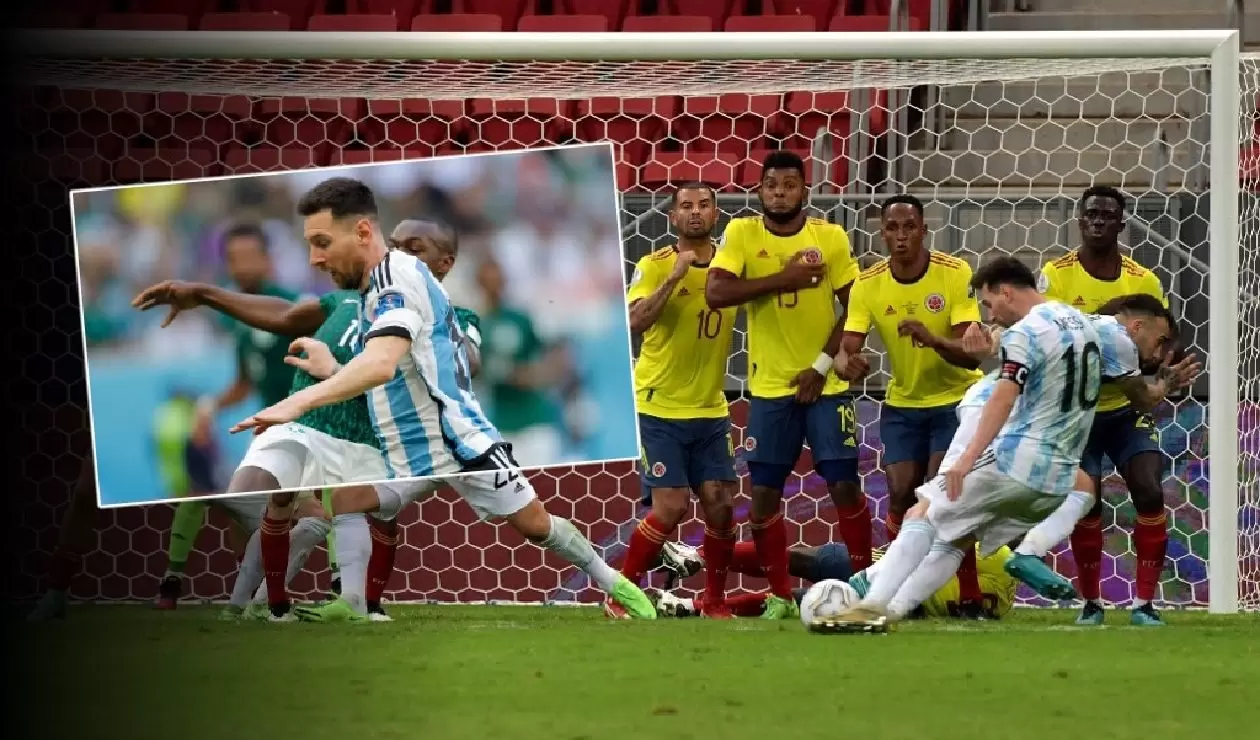 Messi vs Colombia