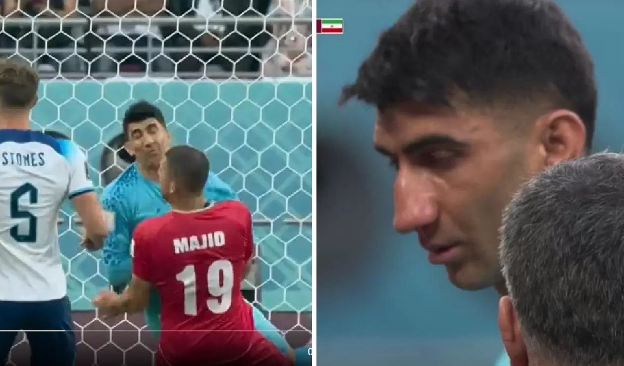 Arquero de Irán lesionado en Qatar 2022