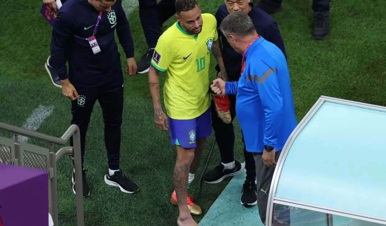 Posible lesión de Neymar en el Mundial de Qatar 2022