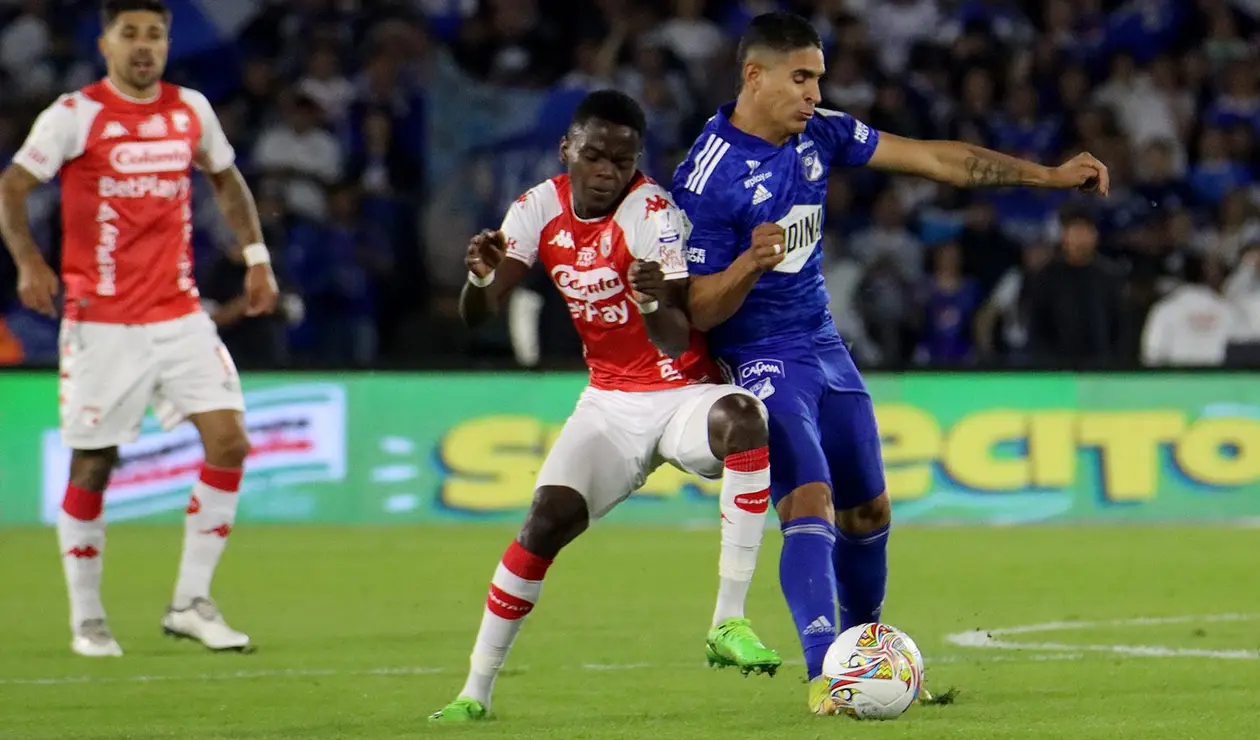 Santa Fe vs Millonarios - Cuadrangulares Liga Betplay 2022-2