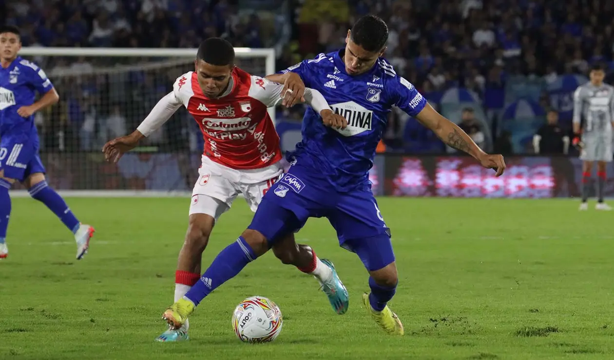 Santa Fe vs Millonarios - Cuadrangulares Liga Betplay 2022-2