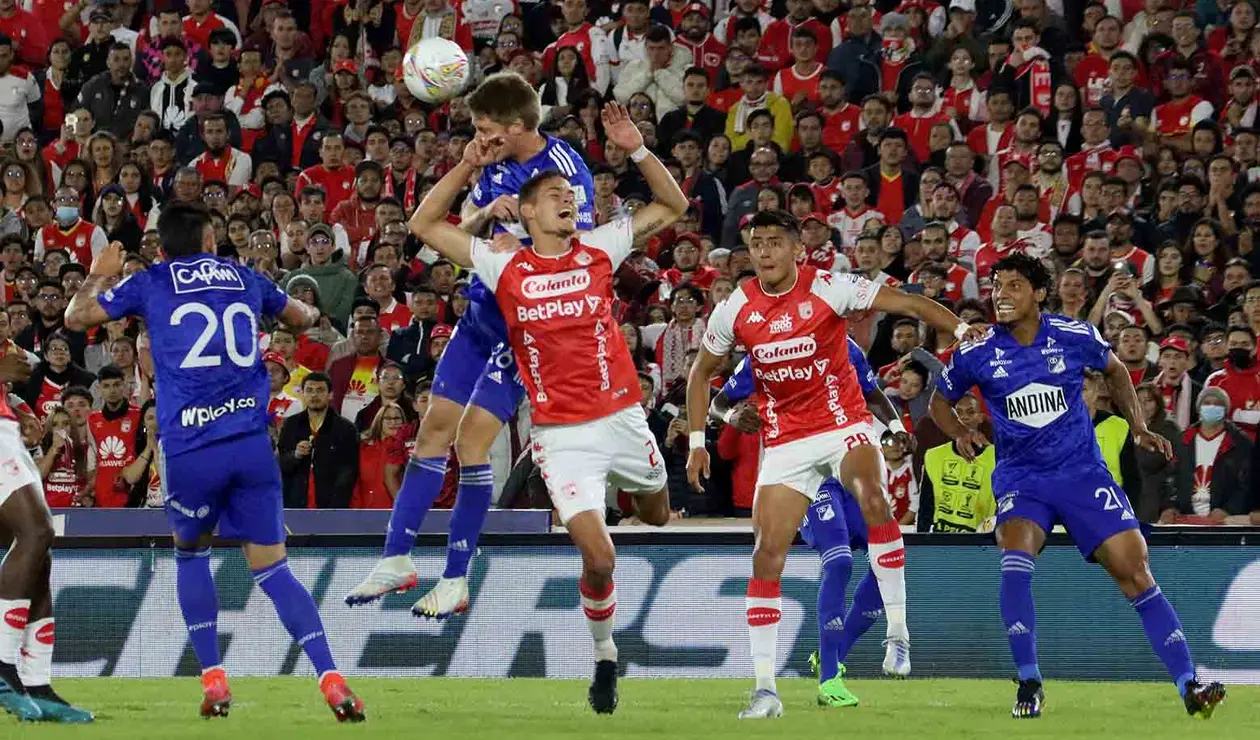 Santa Fe vs Millonarios - Cuadrangulares Liga Betplay 2022-2