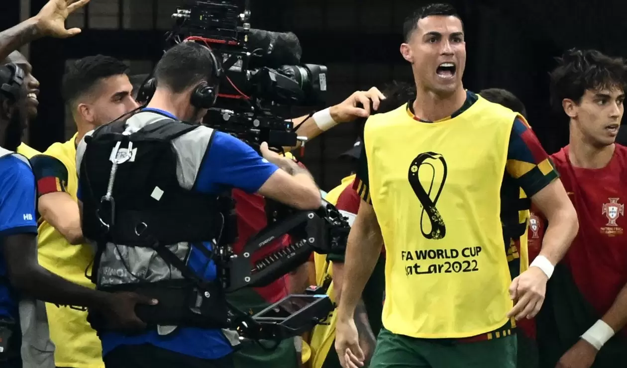Cristiano Ronaldo en el último partido de Portugal en el Mundial