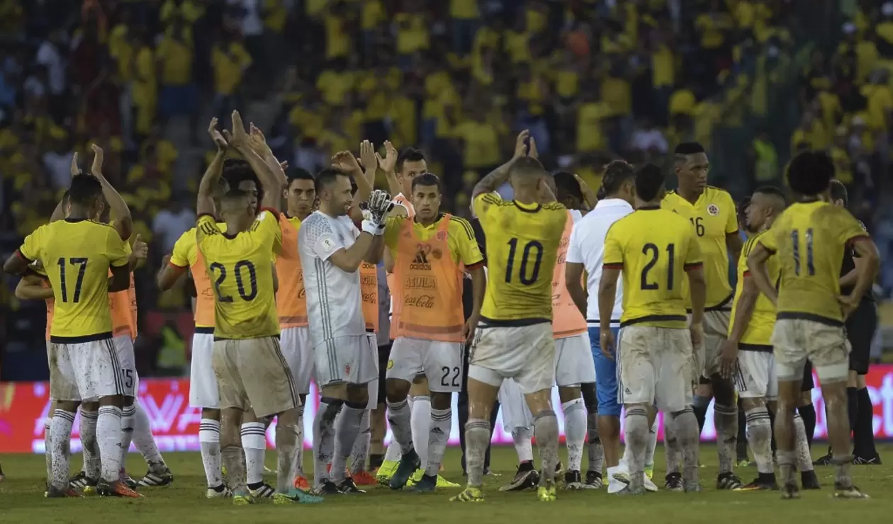 Selección Colombia que clasificó al Mundial de Rusia 2018