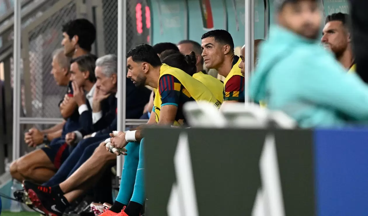 Cristiano Ronaldo en el Portugal vs Suiza, Mundial Qatar 2022