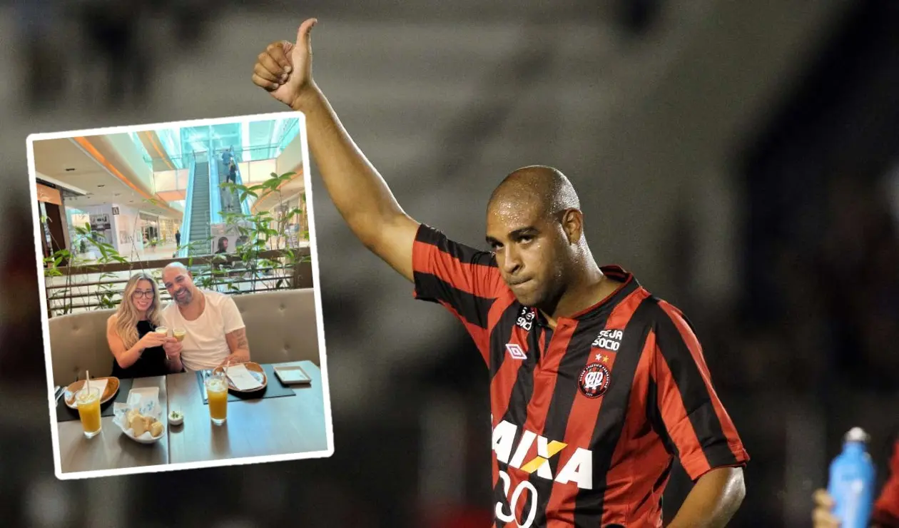 Adriano y su esposa