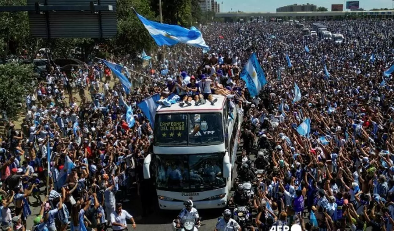 Caravana de Argentina en Buenos Aires