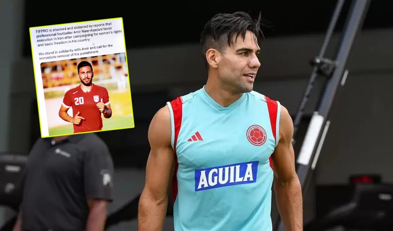 Falcao reacciona a condena de futbolista iraní