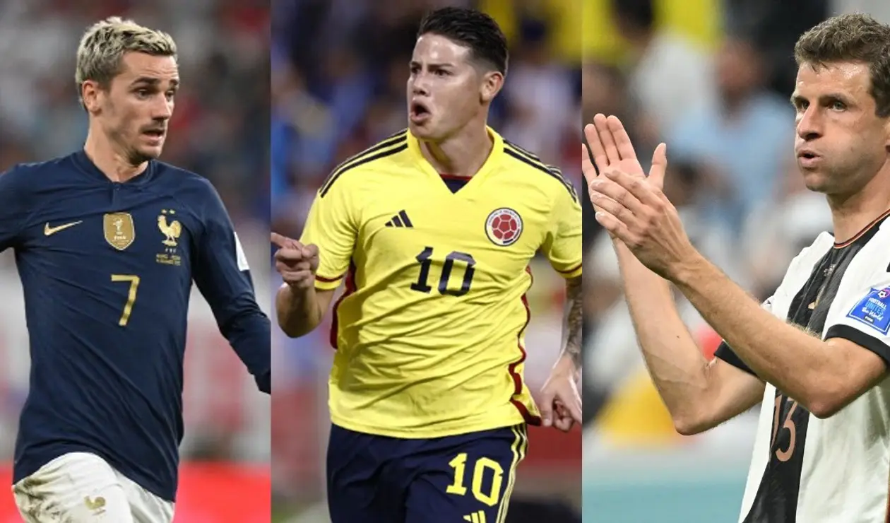 James - Muller y Griezmann
