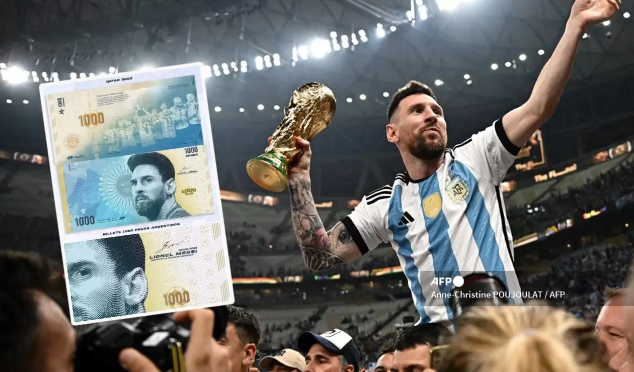La propuesta para que Messi salgan en un billete de Argentina