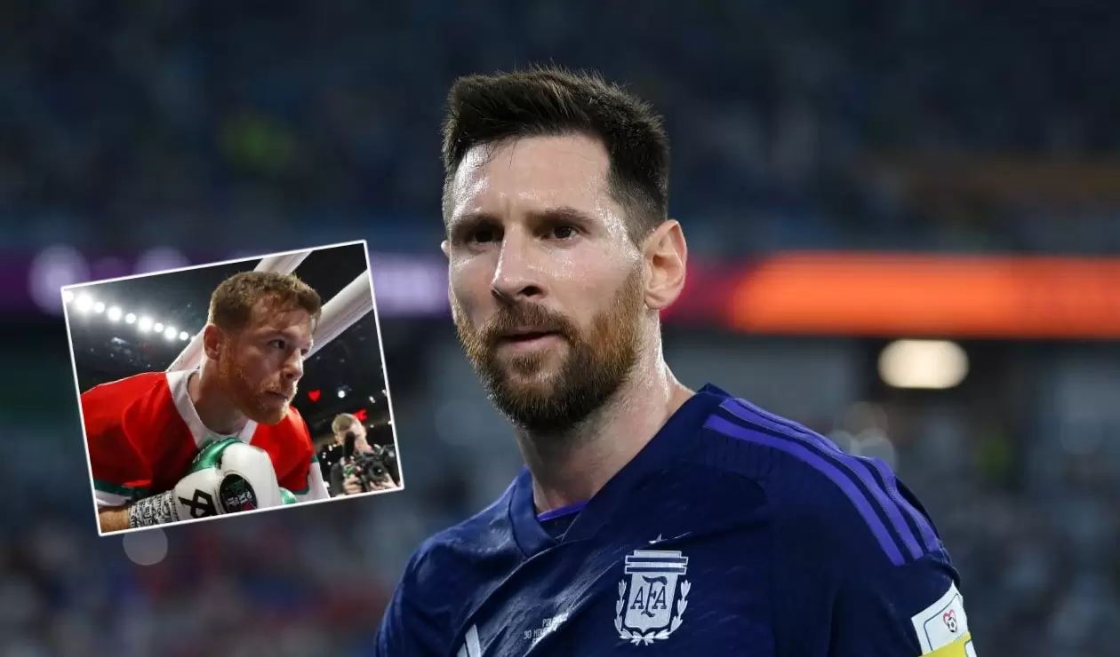 Lionel Messi y Canelo Álvarez