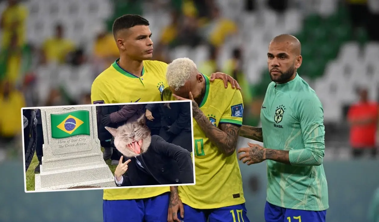 Los memes tras la eliminación de Brasil en Qatar 2022
