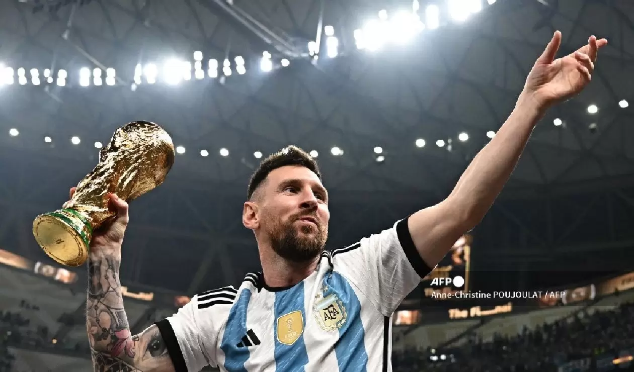 Messi campeón Mundial Qatar 2022