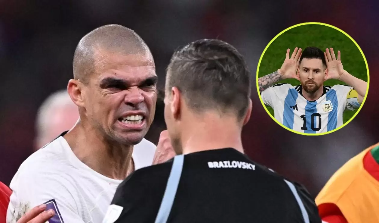 Pepe tras la eliminación de Portugal - Messi y Argentina