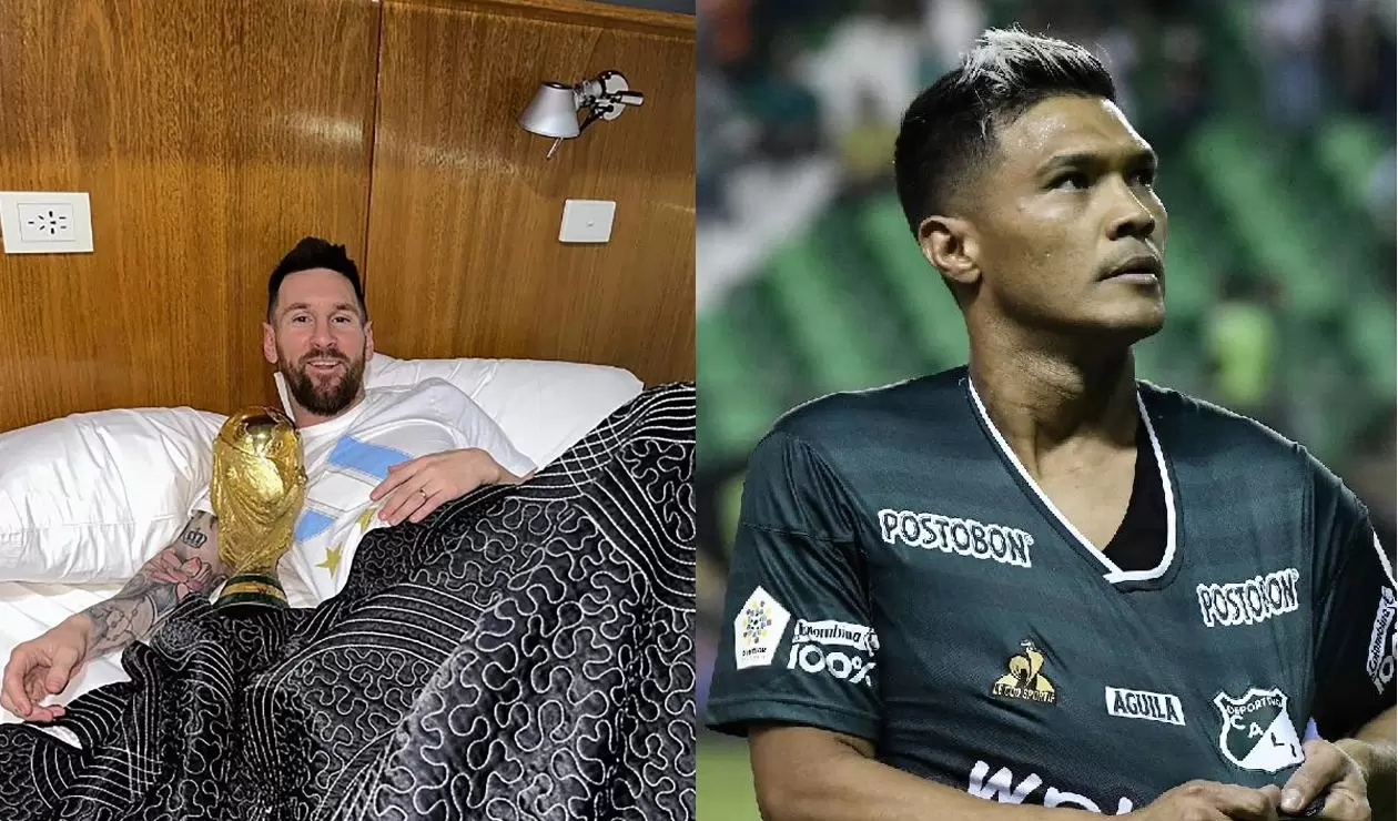 La foto de Messi que comparan con la de Teófilo Gutiérrez