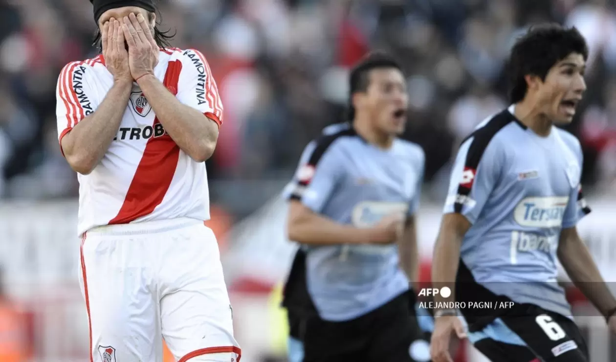 River Plate en su descenso a la Primera B Nacional