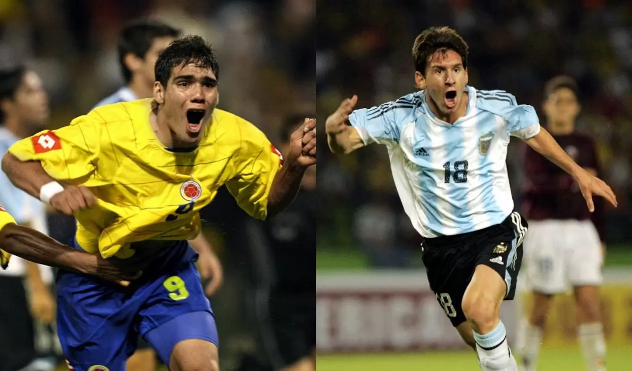 Falcao y Messi