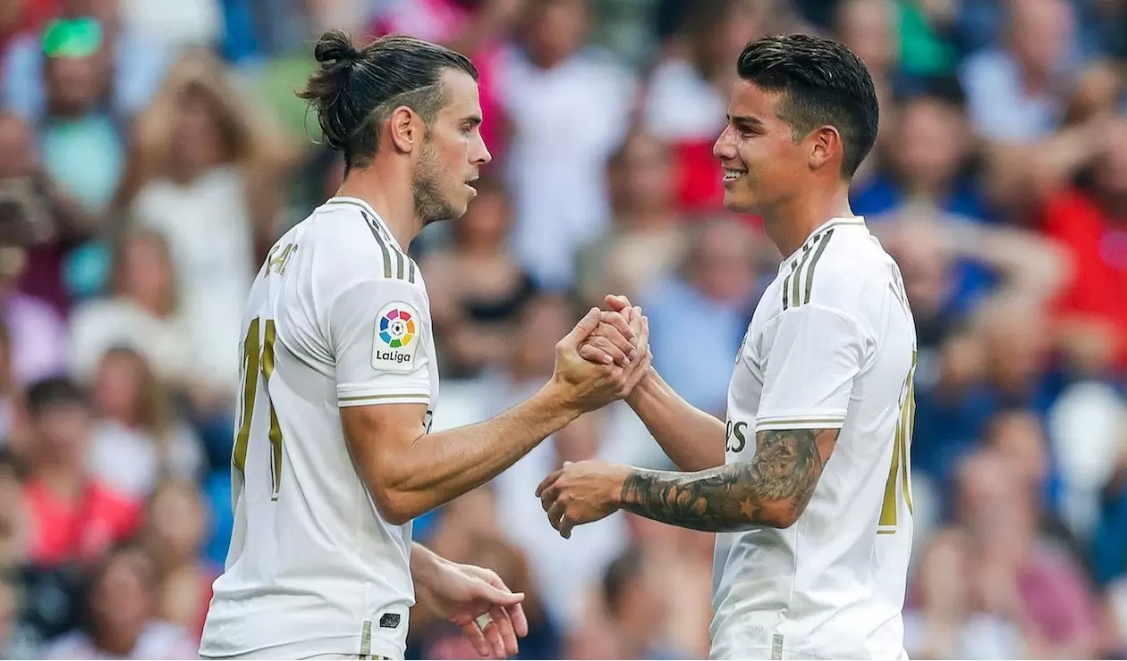 Gareth Bale y James Rodríguez