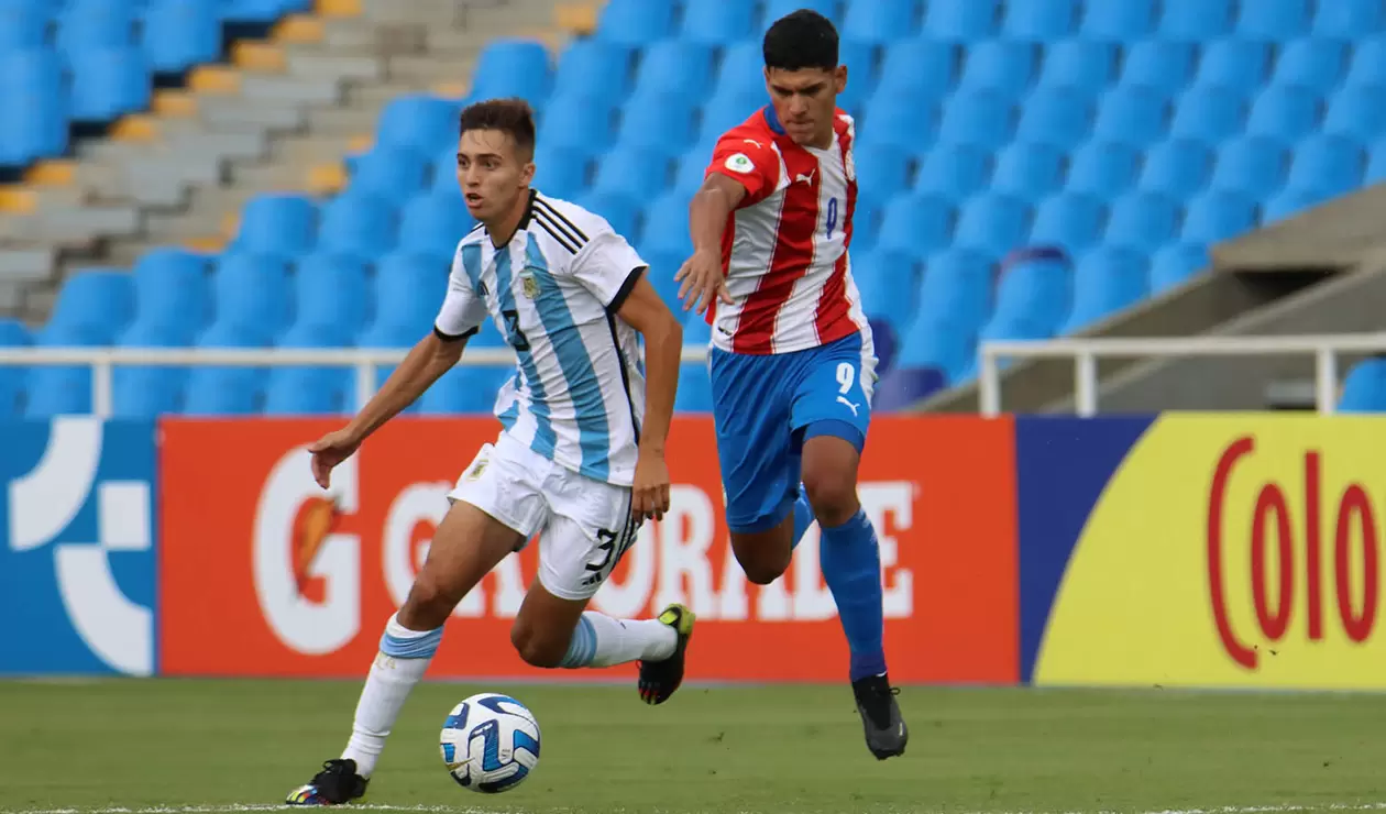 Paraguay vs Argentina, Sudamericano sub 20 2023