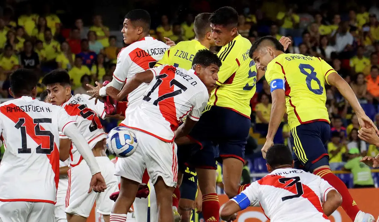Colombia vs Perú, Sudamericano sub 20 2023