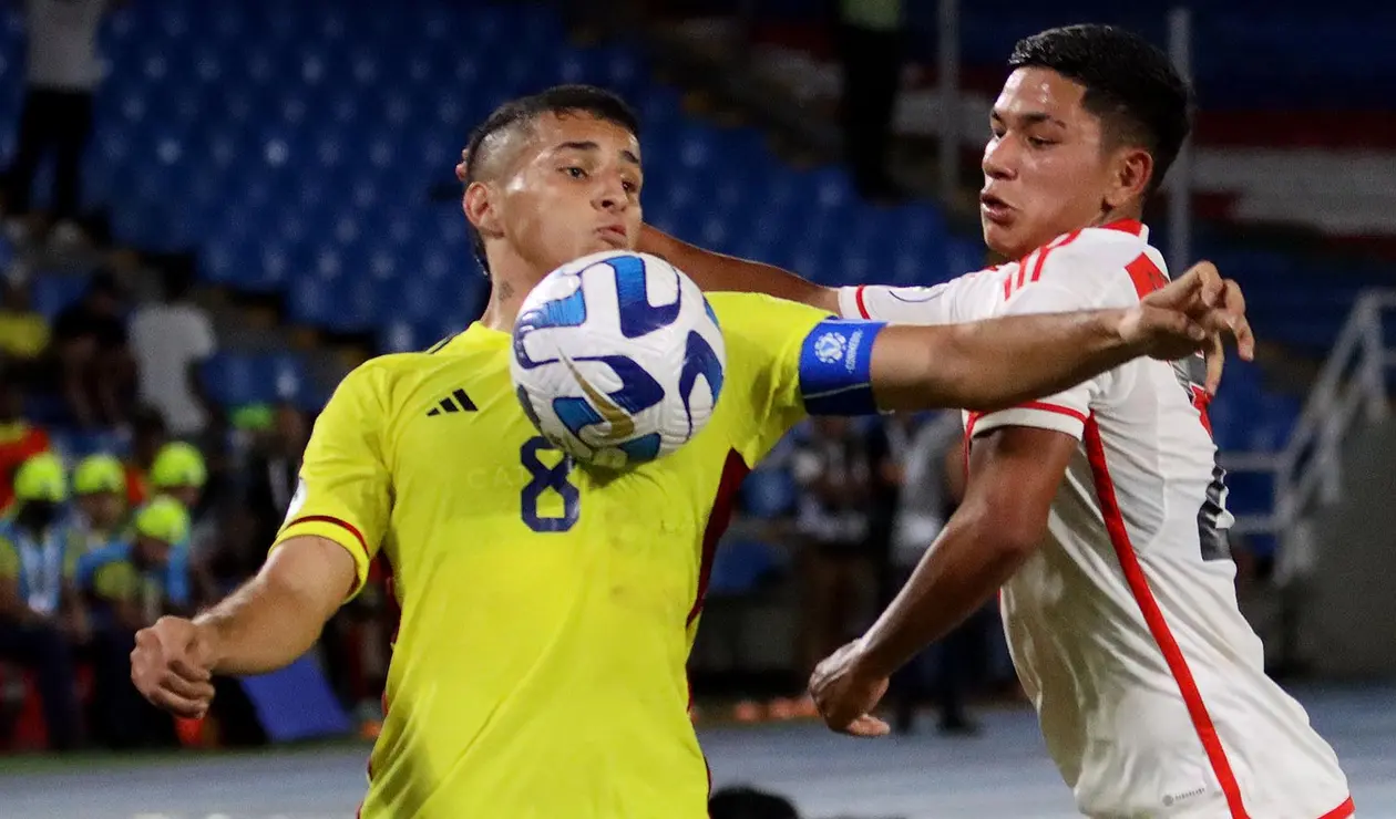 Colombia vs Perú, Sudamericano sub 20 2023
