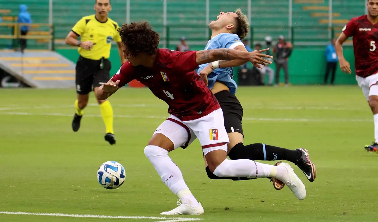 Uruguay vs Venezuela; Sudamericano sub 20