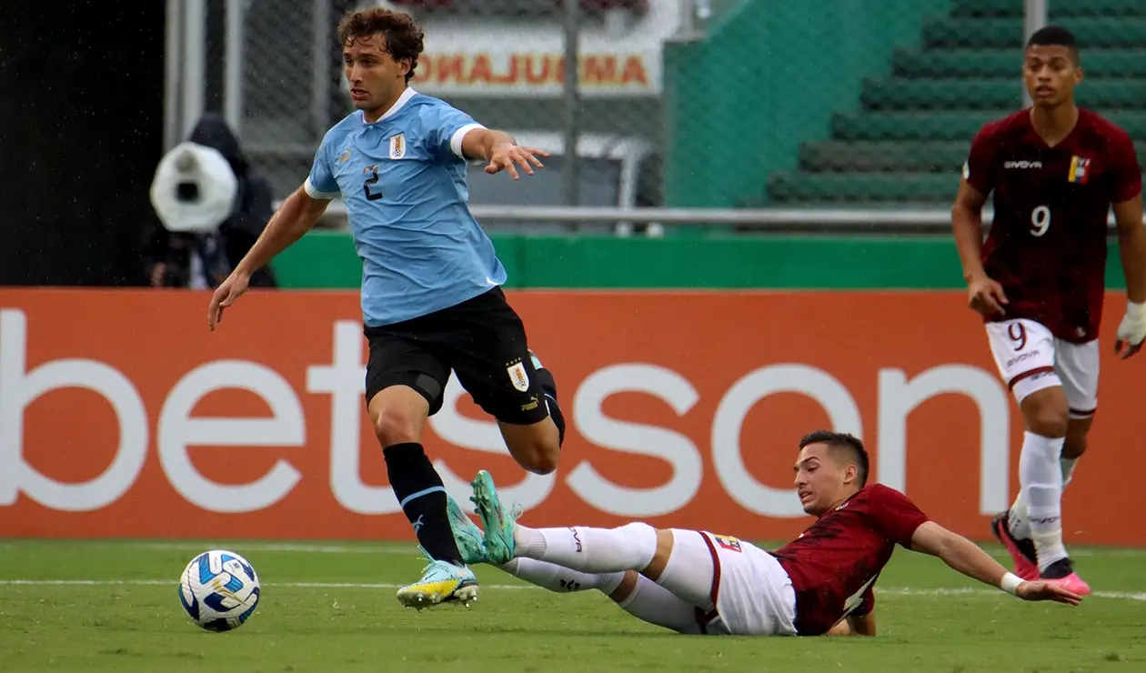 Uruguay vs Venezuela; Sudamericano sub 20