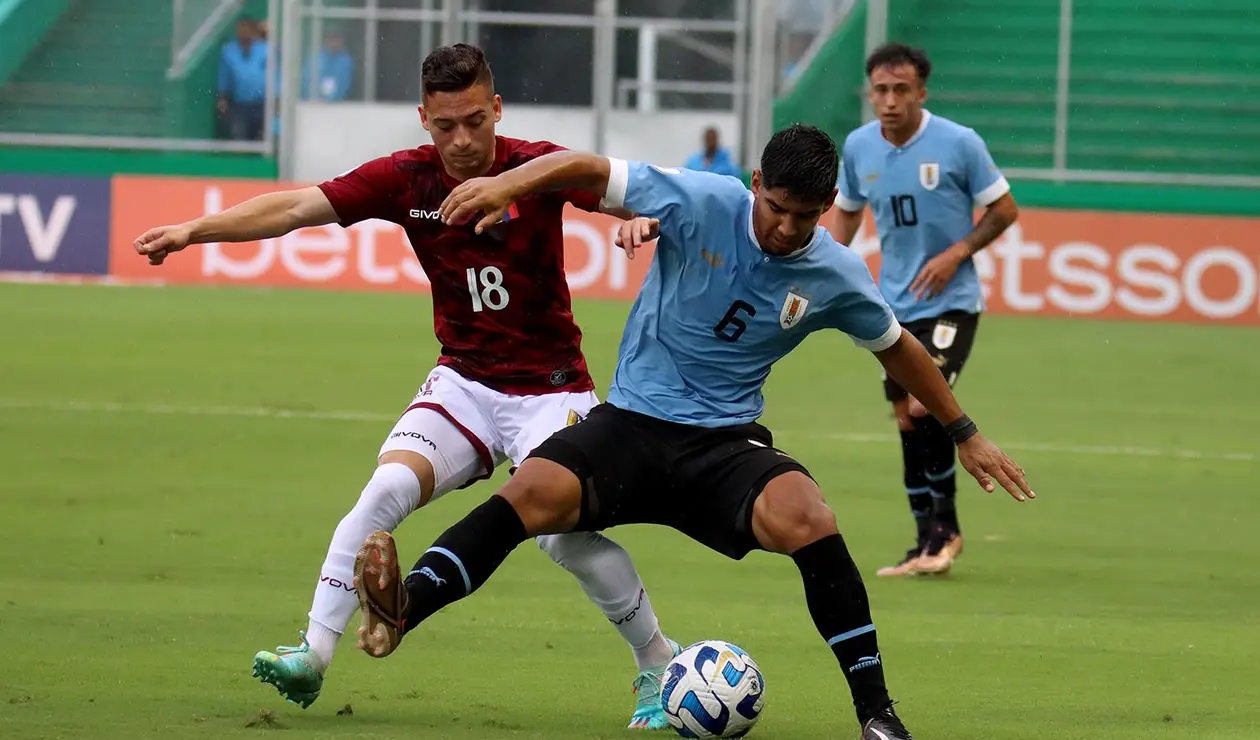 Uruguay vs Venezuela; Sudamericano sub 20