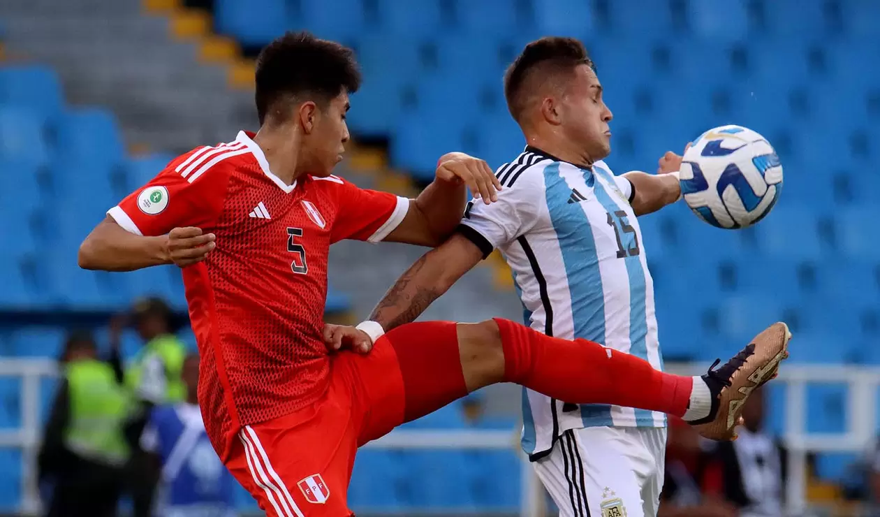 Argentina vs Perú, Sudamericano sub 20