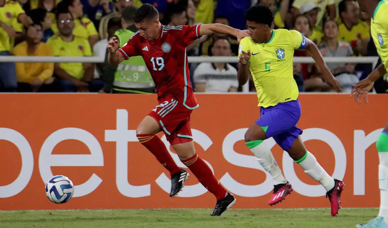 Colombia vs Brasil, Sudamericano Sub 20