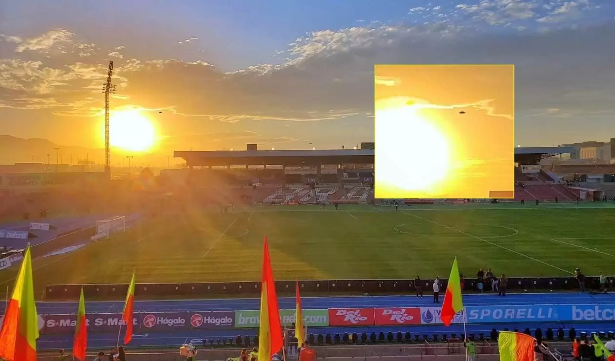 OVNI durante partido en México