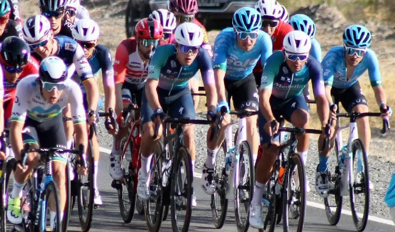 Team Medellín en la Vuelta a San Juan 2023