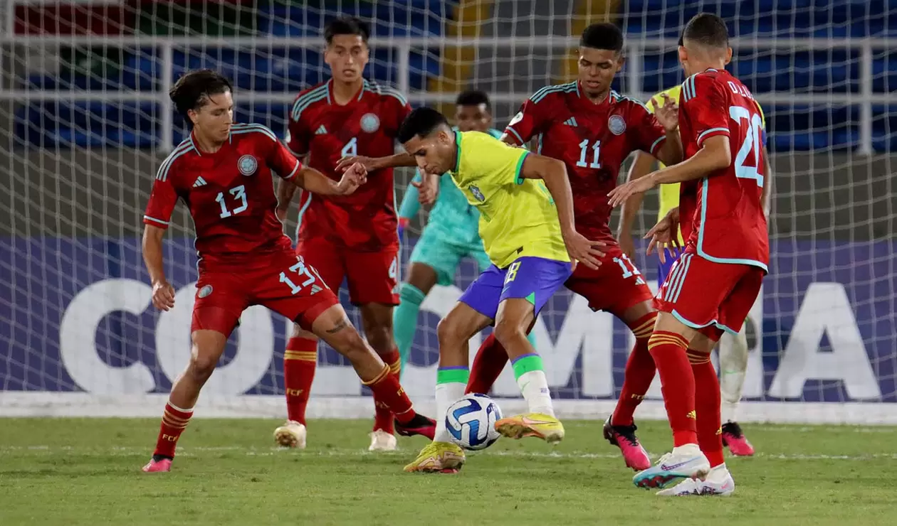 Colombia vs Brasil - Sudamericano Sub-20 2023