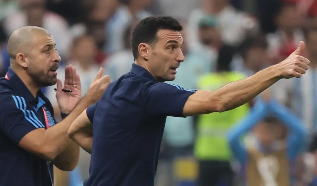 Lionel Scaloni, técnico de la Selección Argentina en Qatar 2022